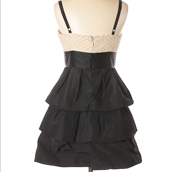 BCBGMAXARIA Black $ White Cocktail Dress - Picture 3 of 3